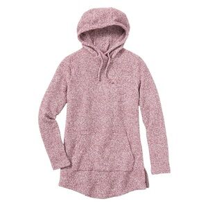 Duluth Trading Co. Women's Fleecey Does It Tunic Pullover Pink Medium